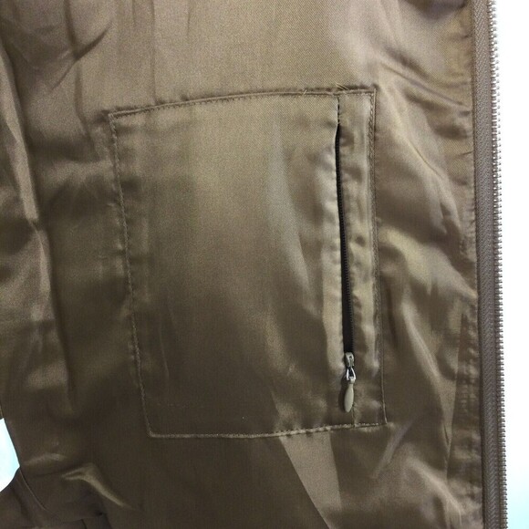 J.Crew Womens Plush Excursion Faux Fur Tedddy Full Zip Fleece Vest Camel Tan XS - Picture 12 of 13